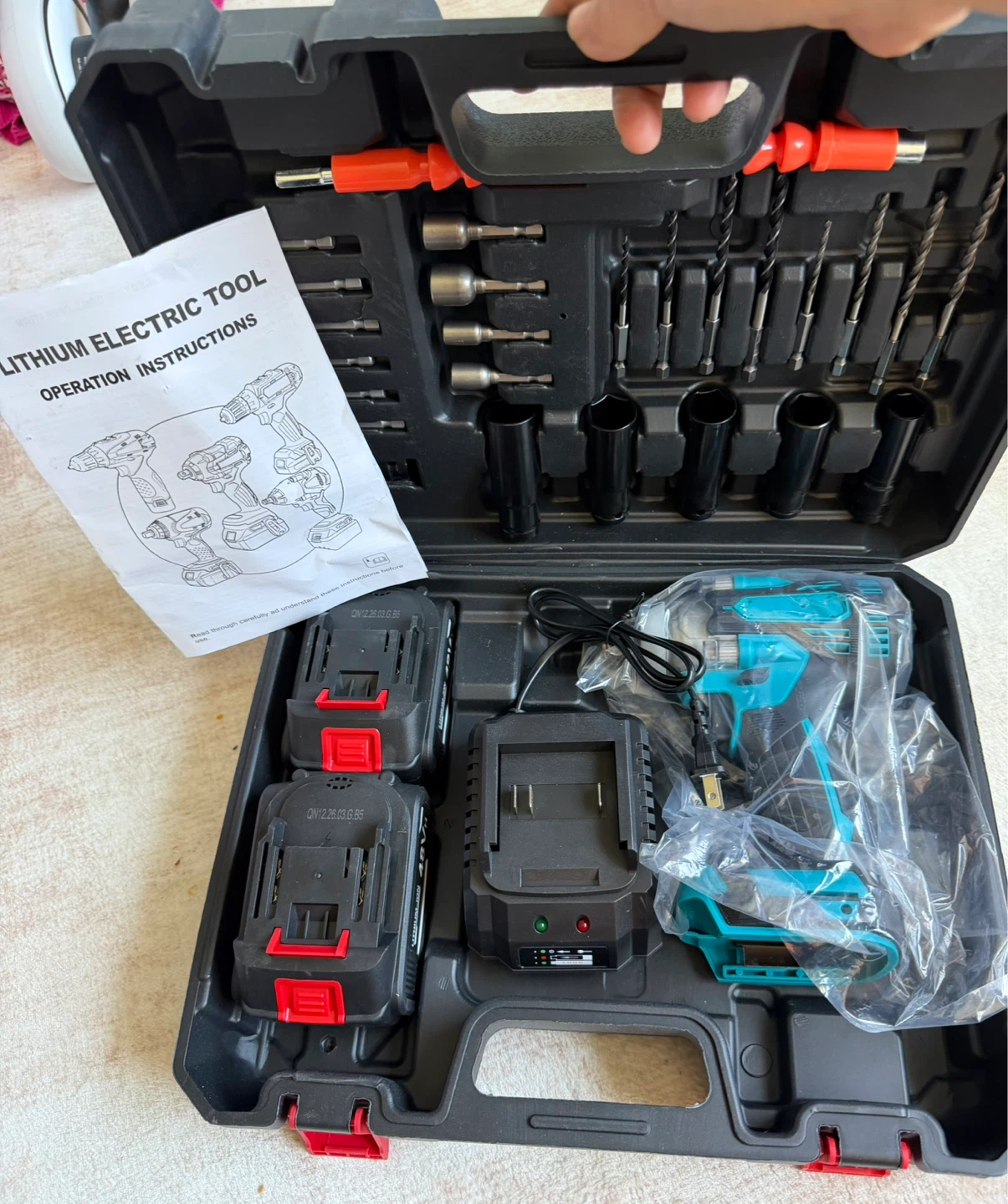 Lithium Electric Tool Kit 48V with 2 Batteries - photo 2
