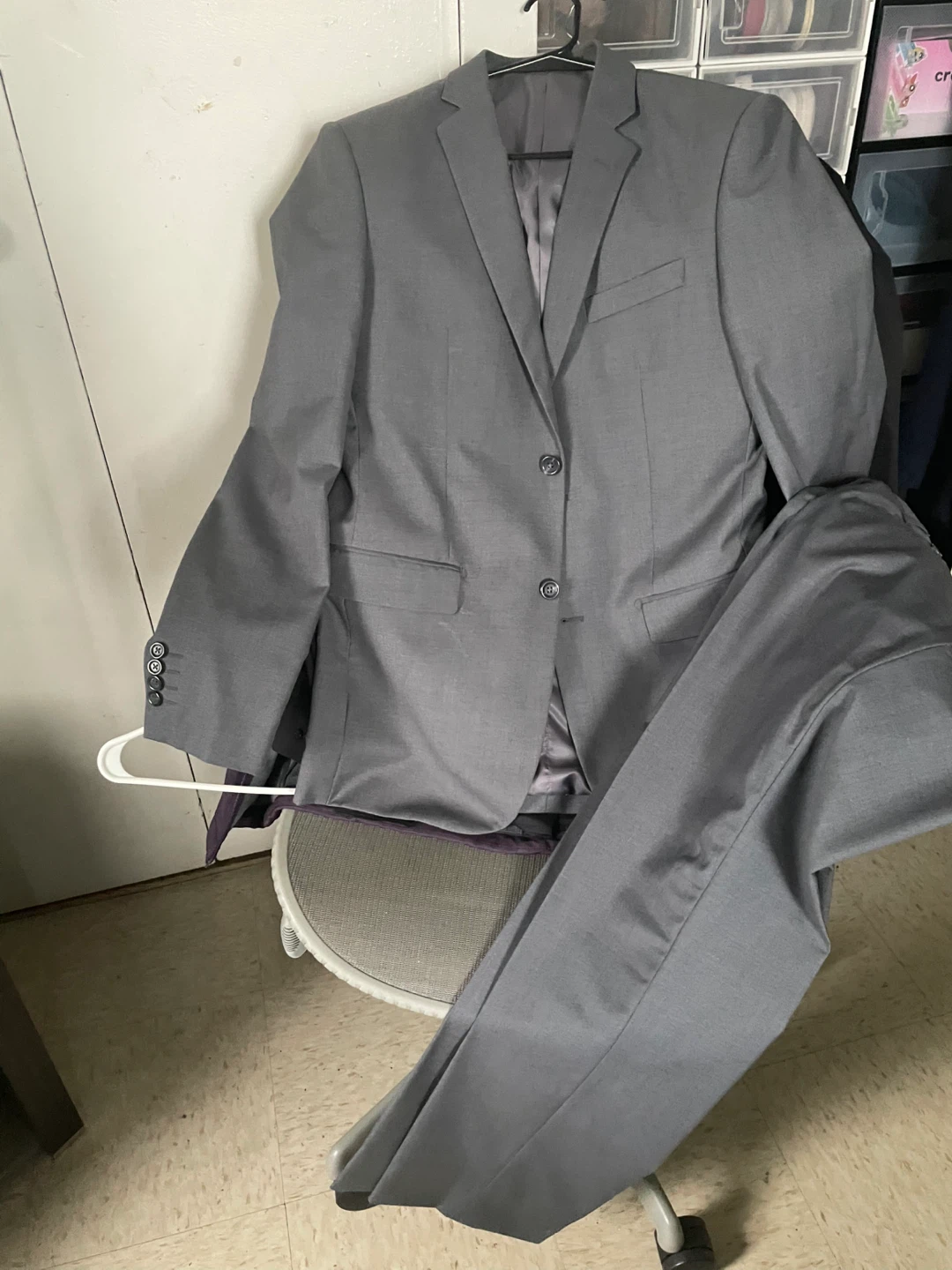 Men's Grey Suit - Blazer and Pants