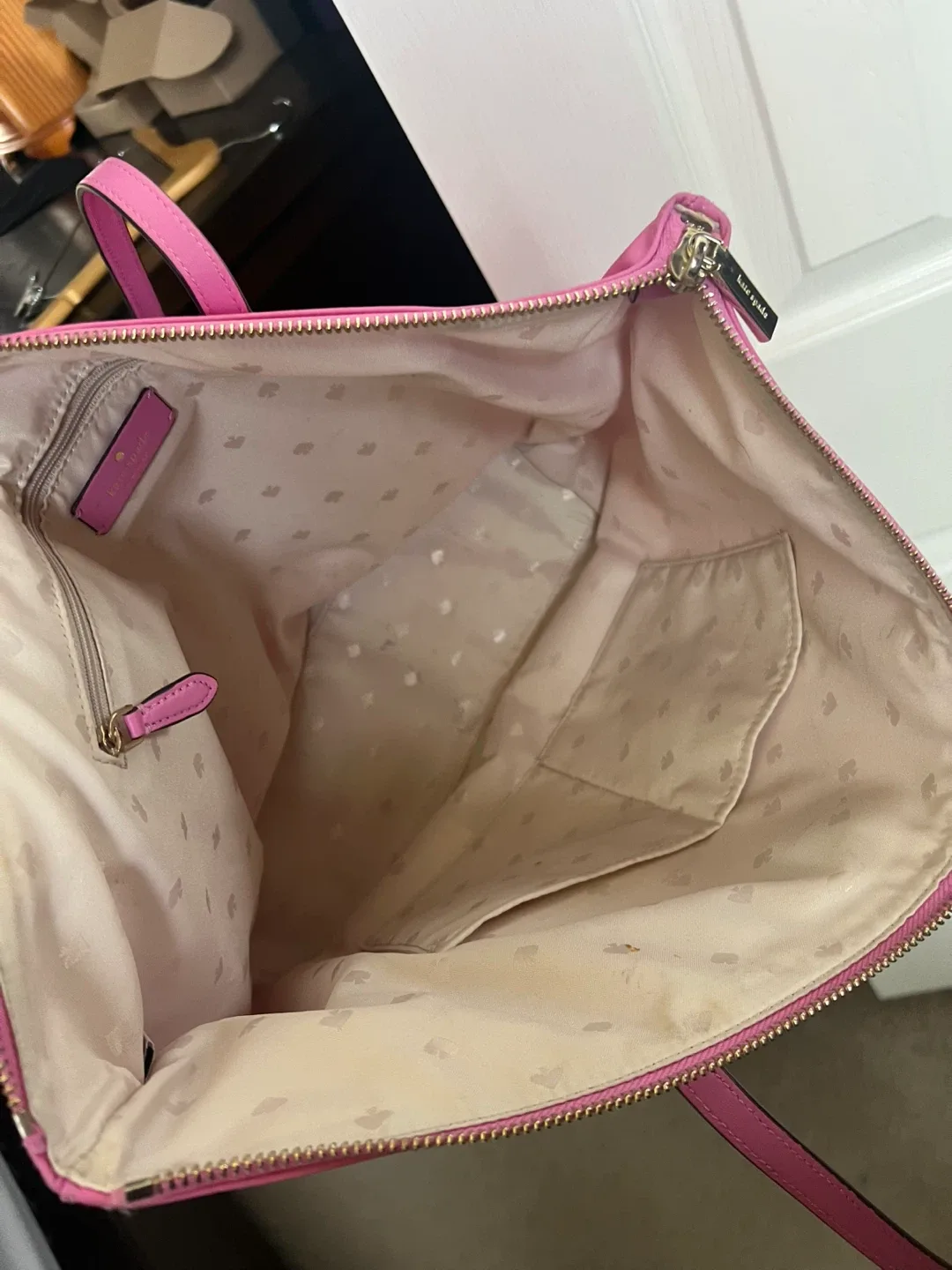 Kate Spade Pink Nylon Tote Bag - photo 5