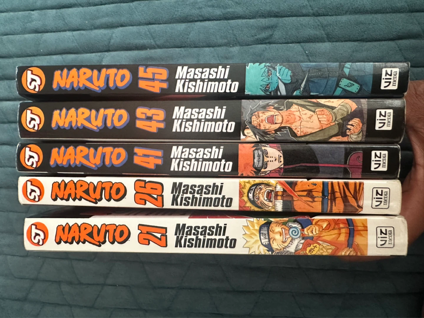 Naruto Manga Volumes 21, 26, 41, 43, 45 - photo 3
