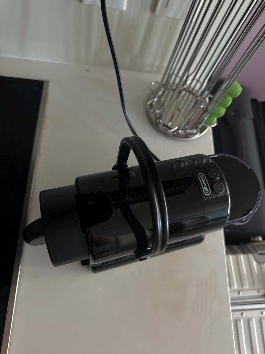 Nespresso Coffee Machine w capsule shelf - photo 3