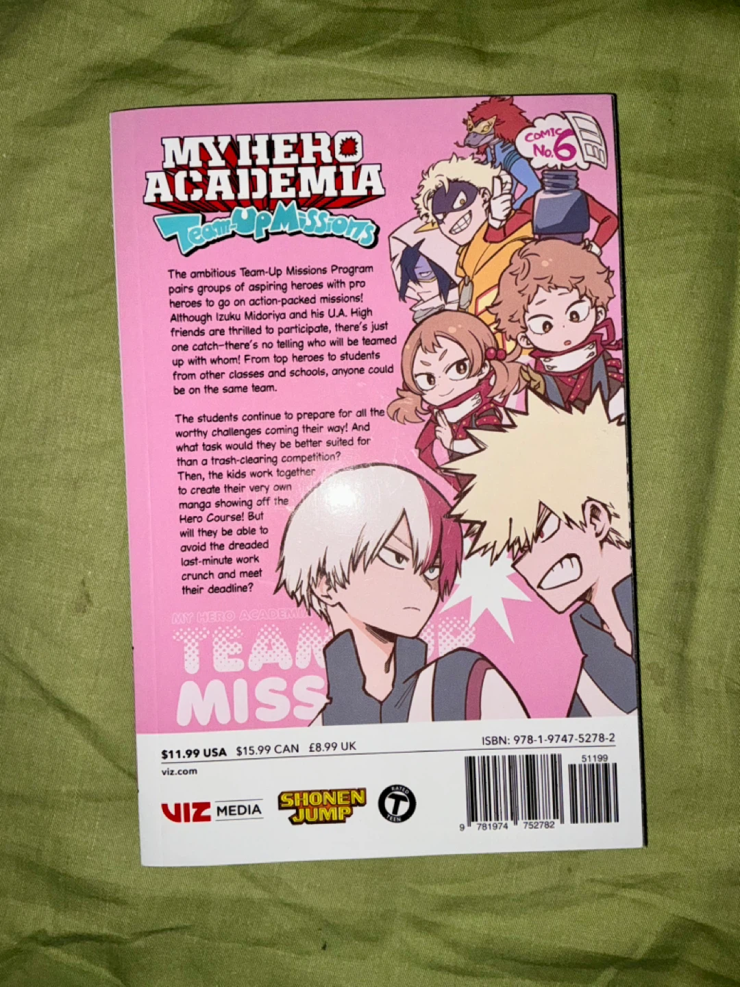 My Hero Academia: Team-Up Missions Vol. 6 Manga - photo 2