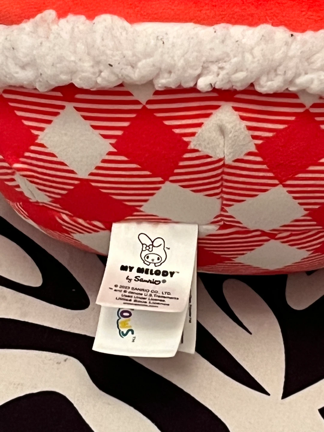 💚 Squishmallows Hello Kitty My Melody Red Gingham Plush - photo 4