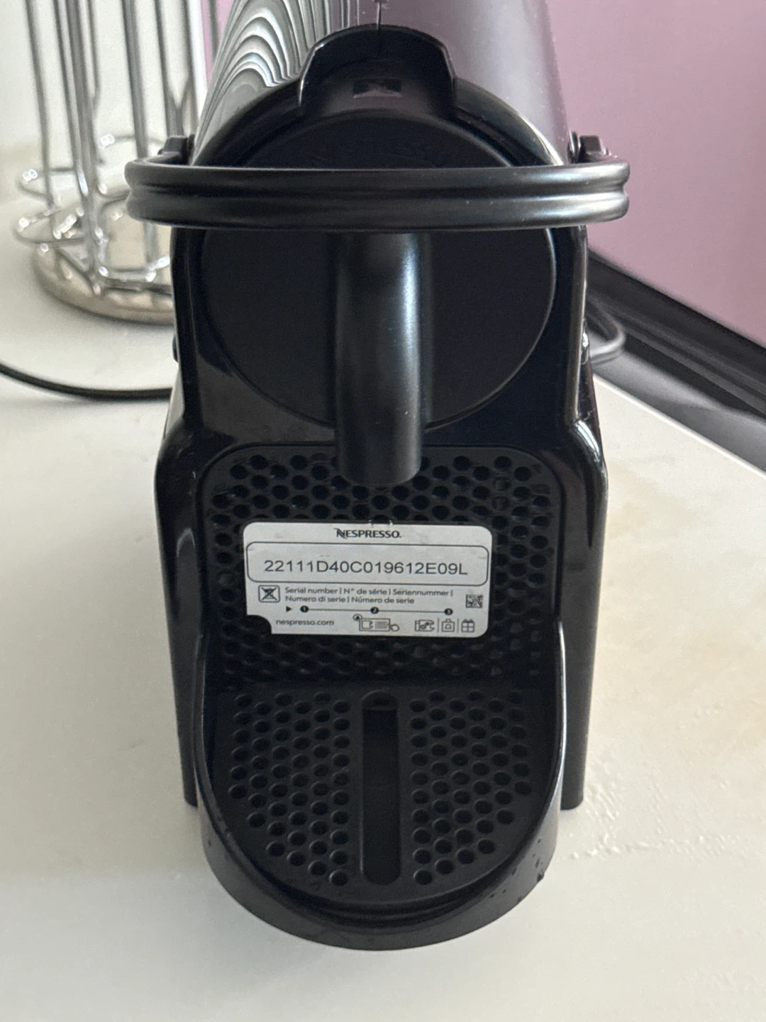 Nespresso Coffee Machine w capsule shelf - photo 4
