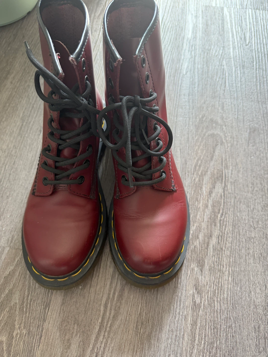 Dr. Martens Cherry Red 1460 Boots - photo 3