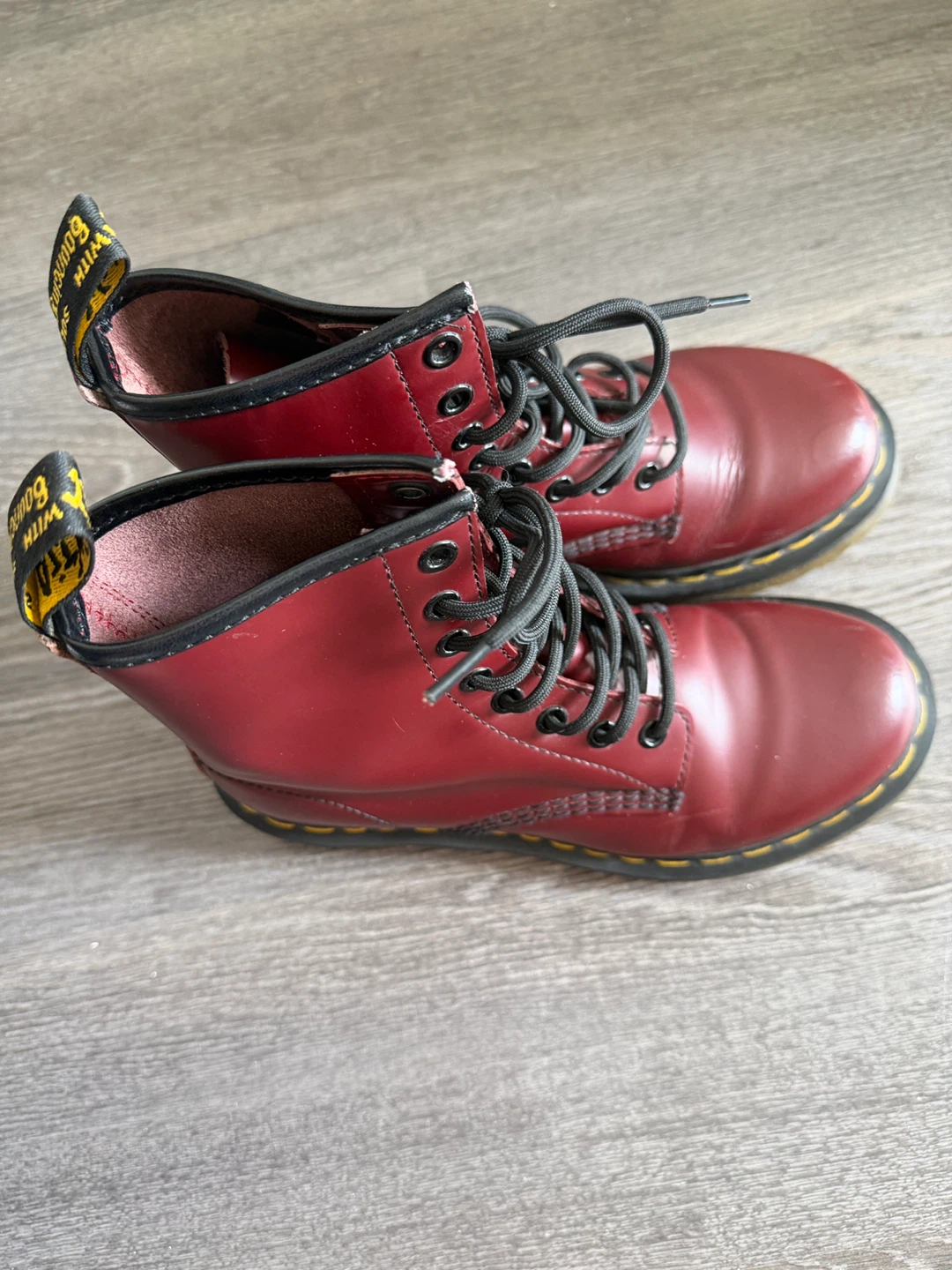 Dr. Martens Cherry Red 1460 Boots - photo 2