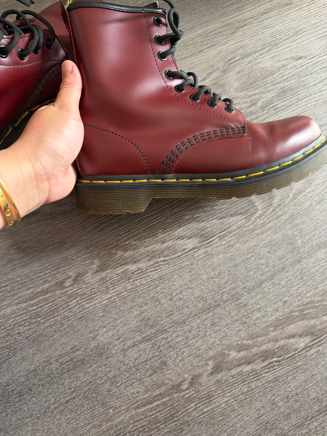 Dr. Martens Cherry Red 1460 Boots - photo 4