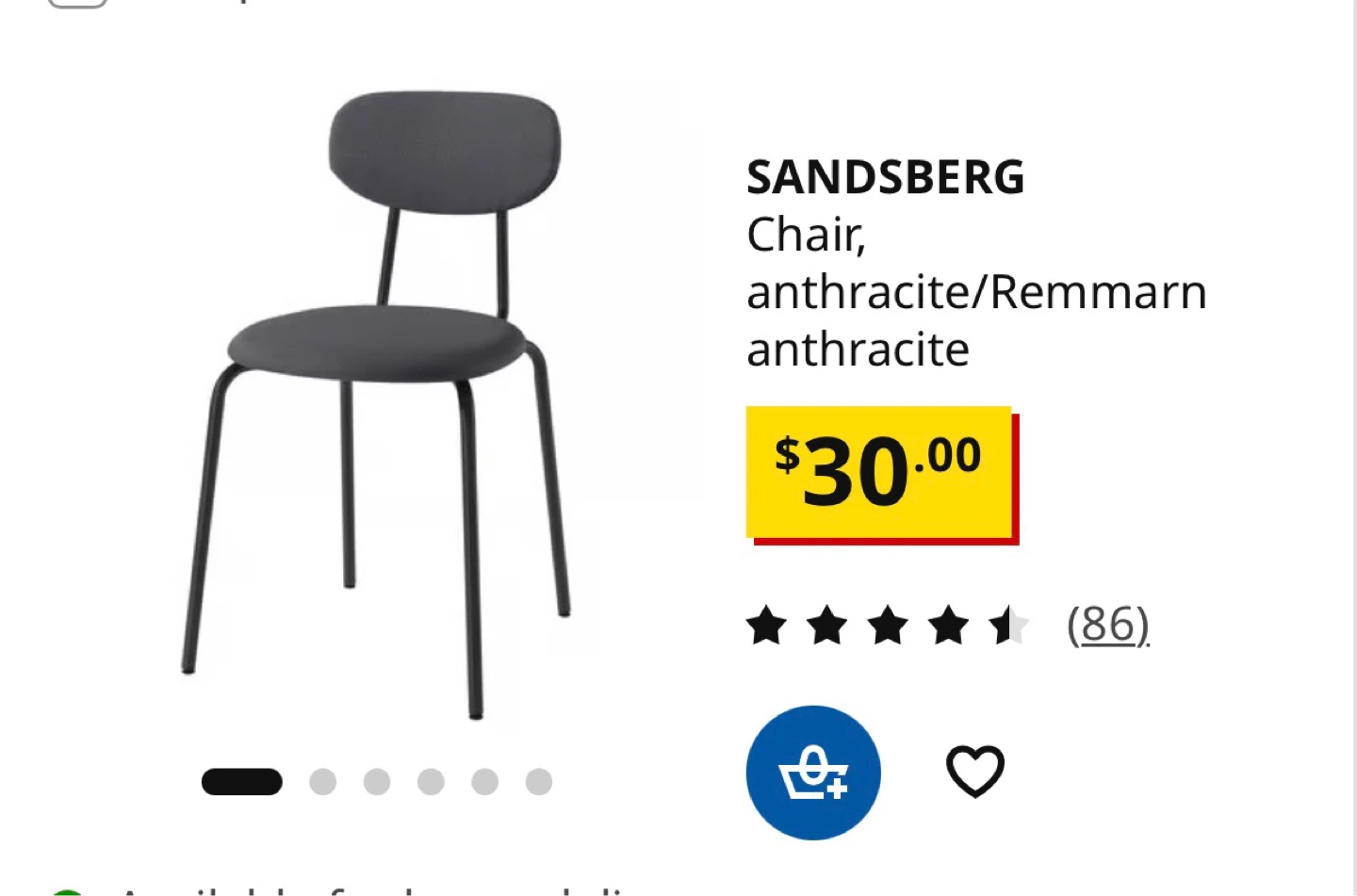 4 Chairs - IKEA SANDSBERG - photo 2