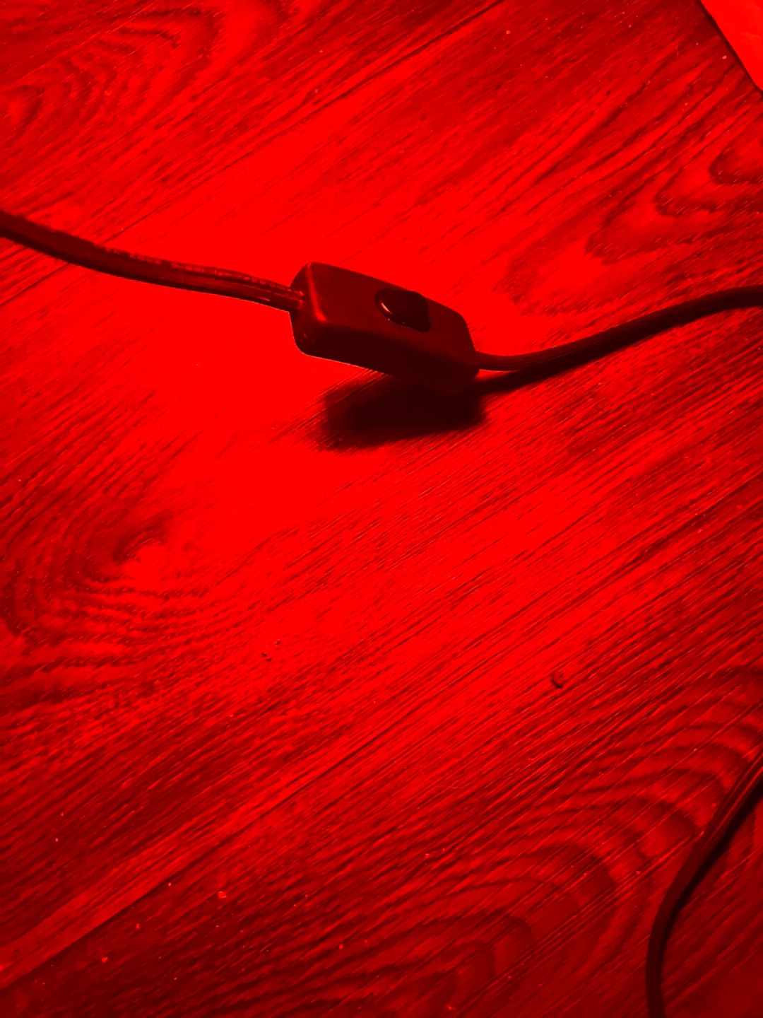 Black Desk Lamp with Red Light - photo 3