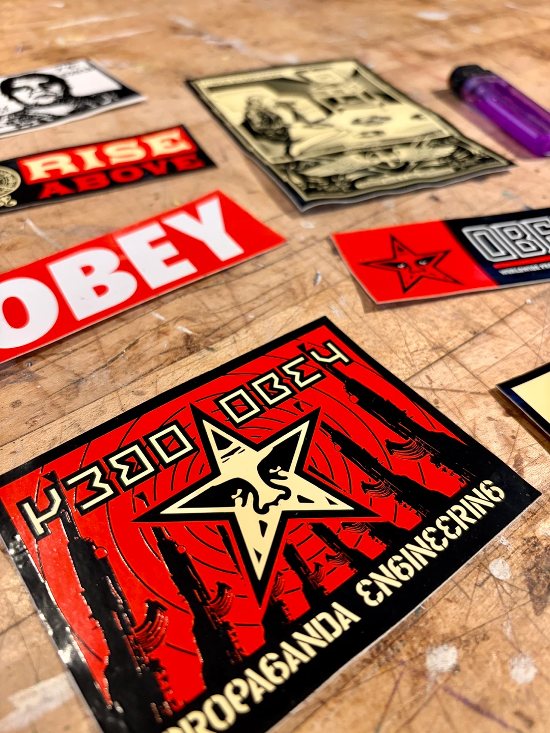 Vintage OBEY Sticker Pack - photo 2