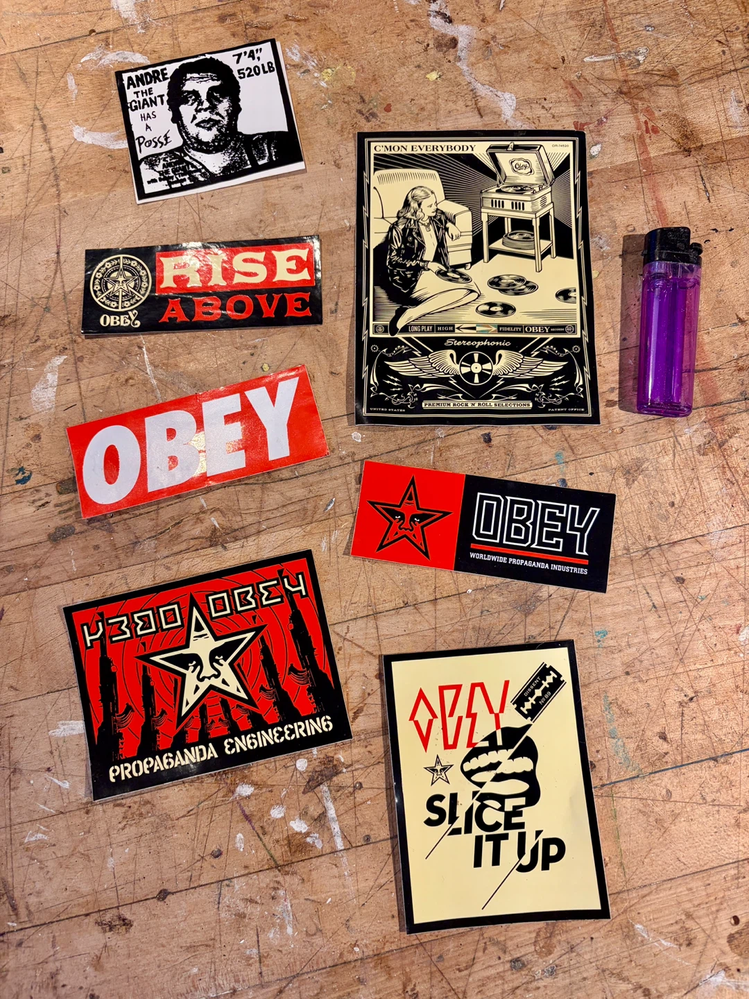 Vintage OBEY Sticker Pack