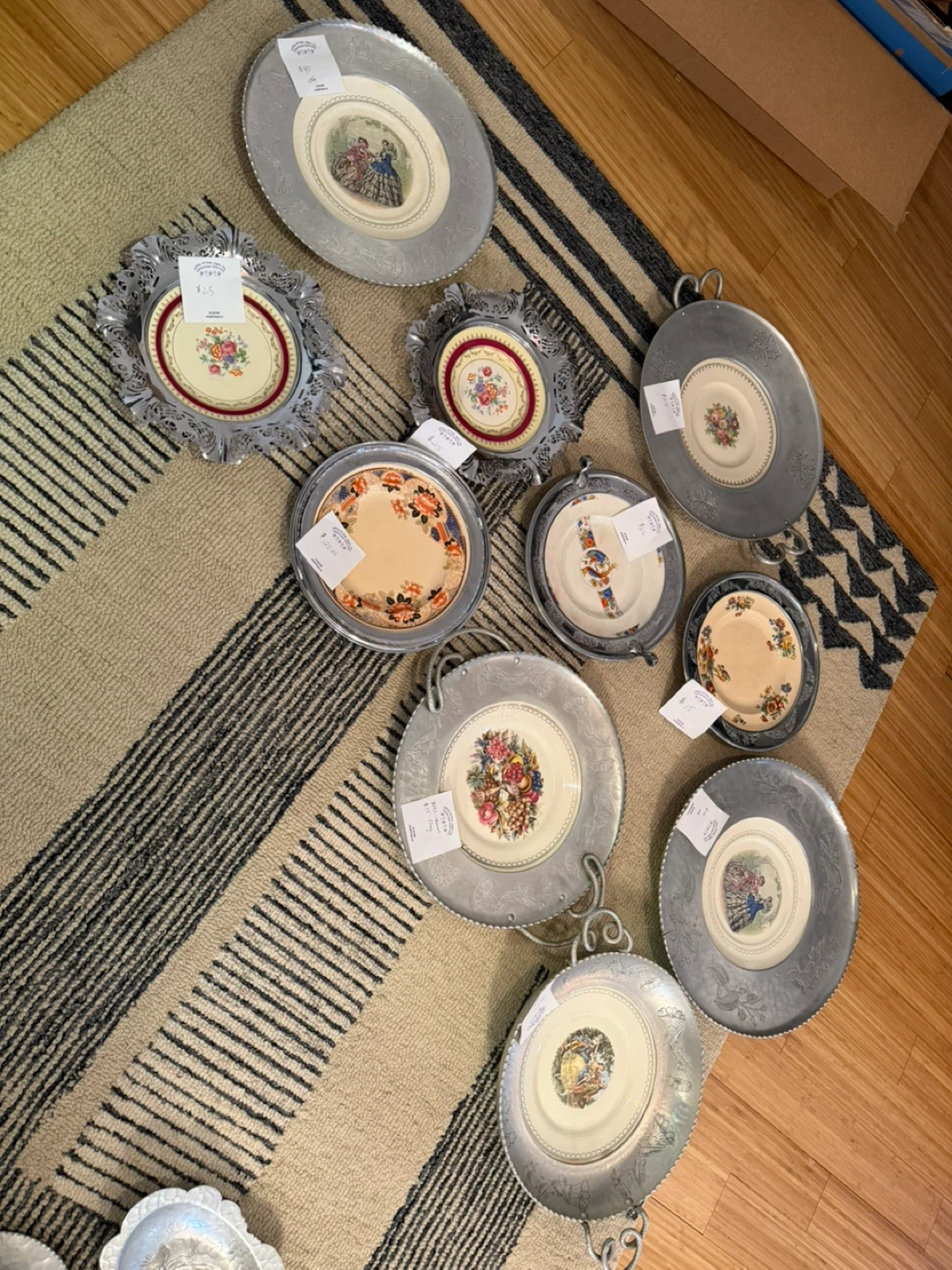 Vintage Aluminum Serving Platter and Tray Set - photo 3