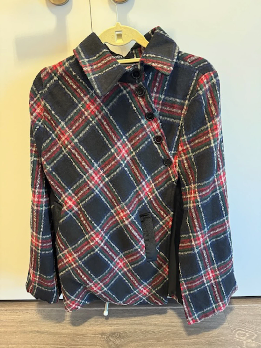 Tartan Cape with Collar - photo 2