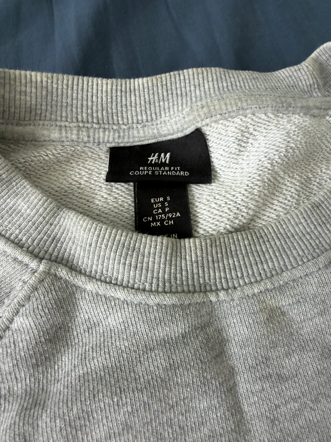 Grey Crew Neck Sweatshirt