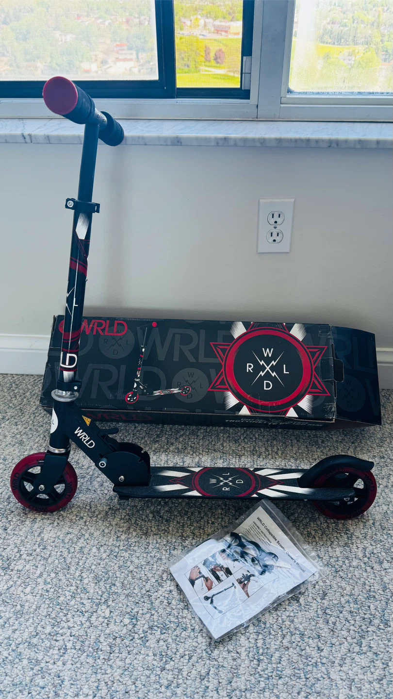 World Industries Collapsible Kick Scooter - Kids, Black - photo 2