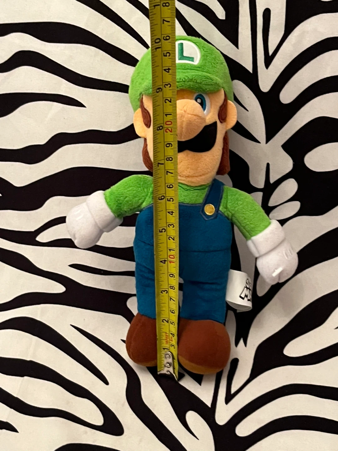 💚 Nintendo Super Mario Luigi 10 inch stuffed toy plush figure 💚 - photo 2