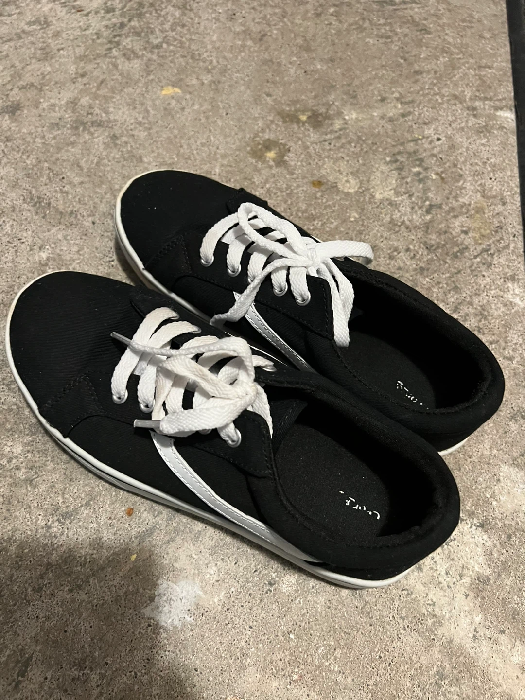 Black Sneakers with White Laces - photo 2