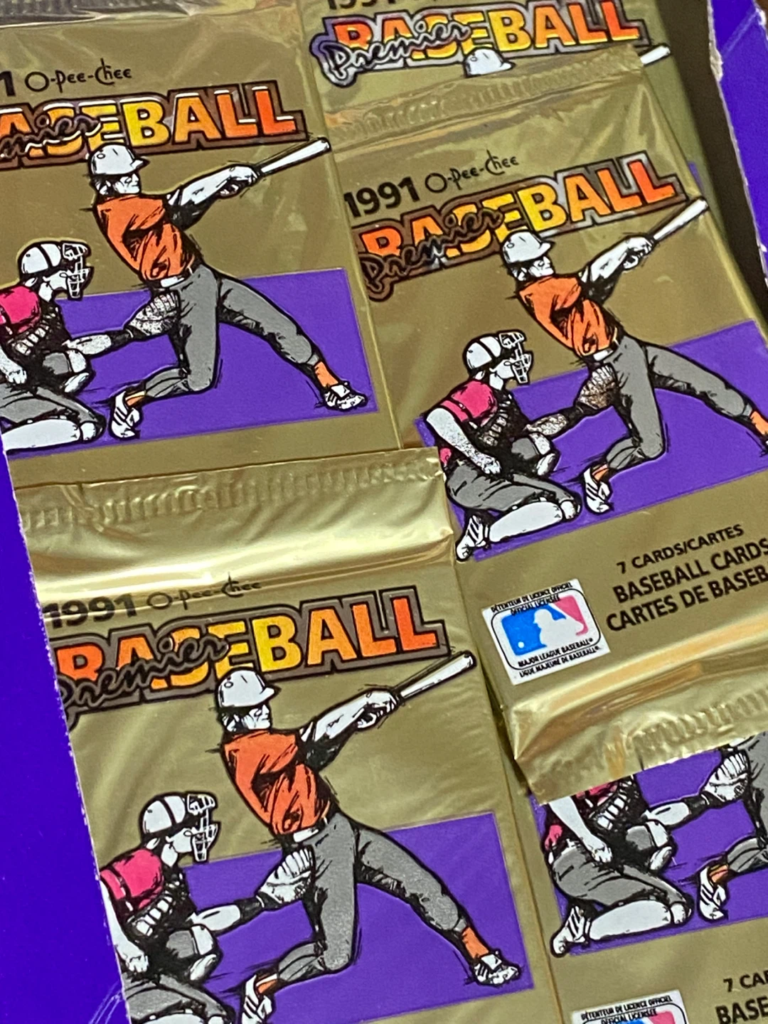 1991 Unopened O-Pee-Chee Baseball Card Box - photo 2