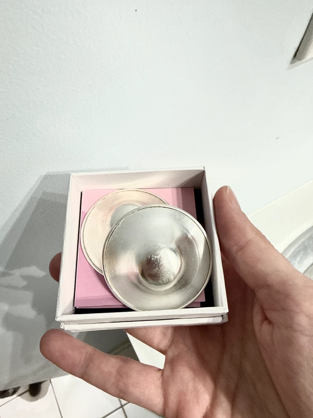 Silver Nursing Cups