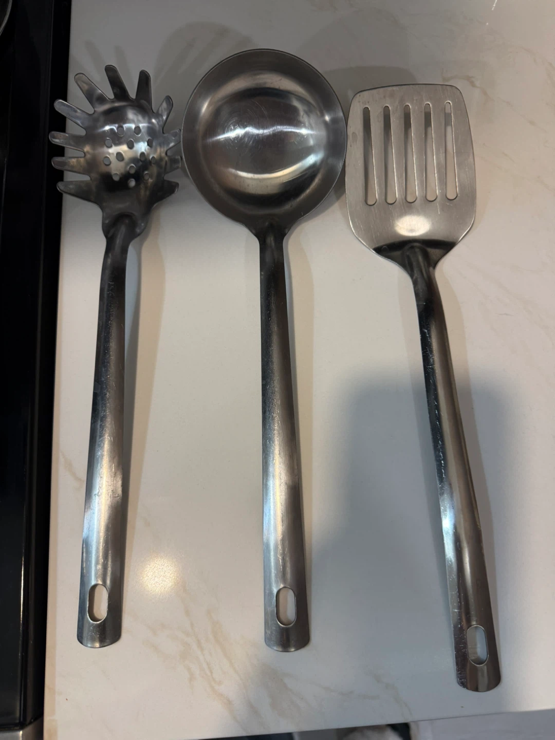 3-Piece Stainless Steel Kitchen Utensil Set