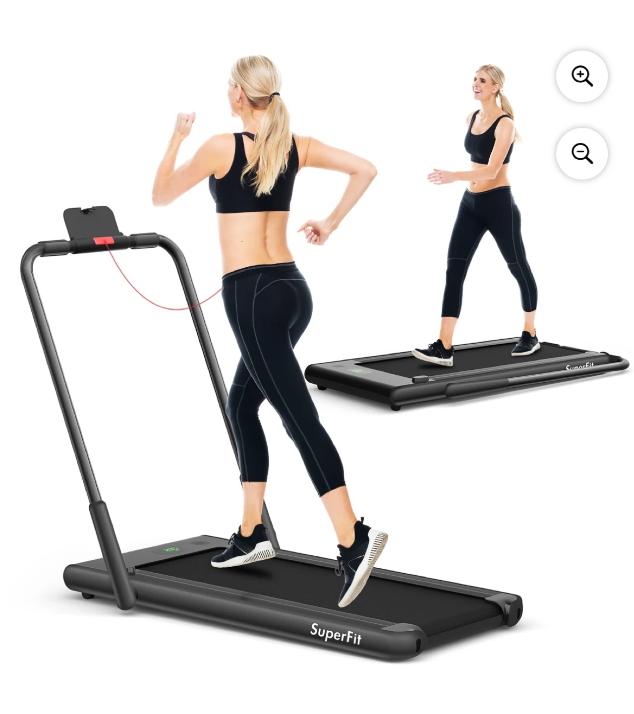 SuperFit 2-in-1 Walking Pad — Like New - photo 3