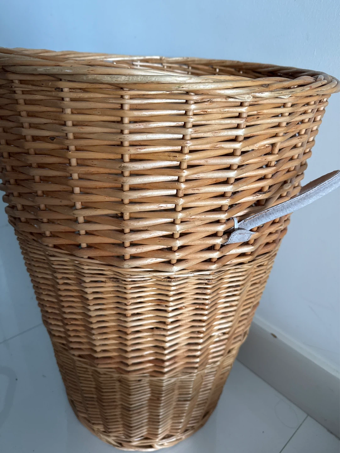 Wicker Laundry Hamper with Handles