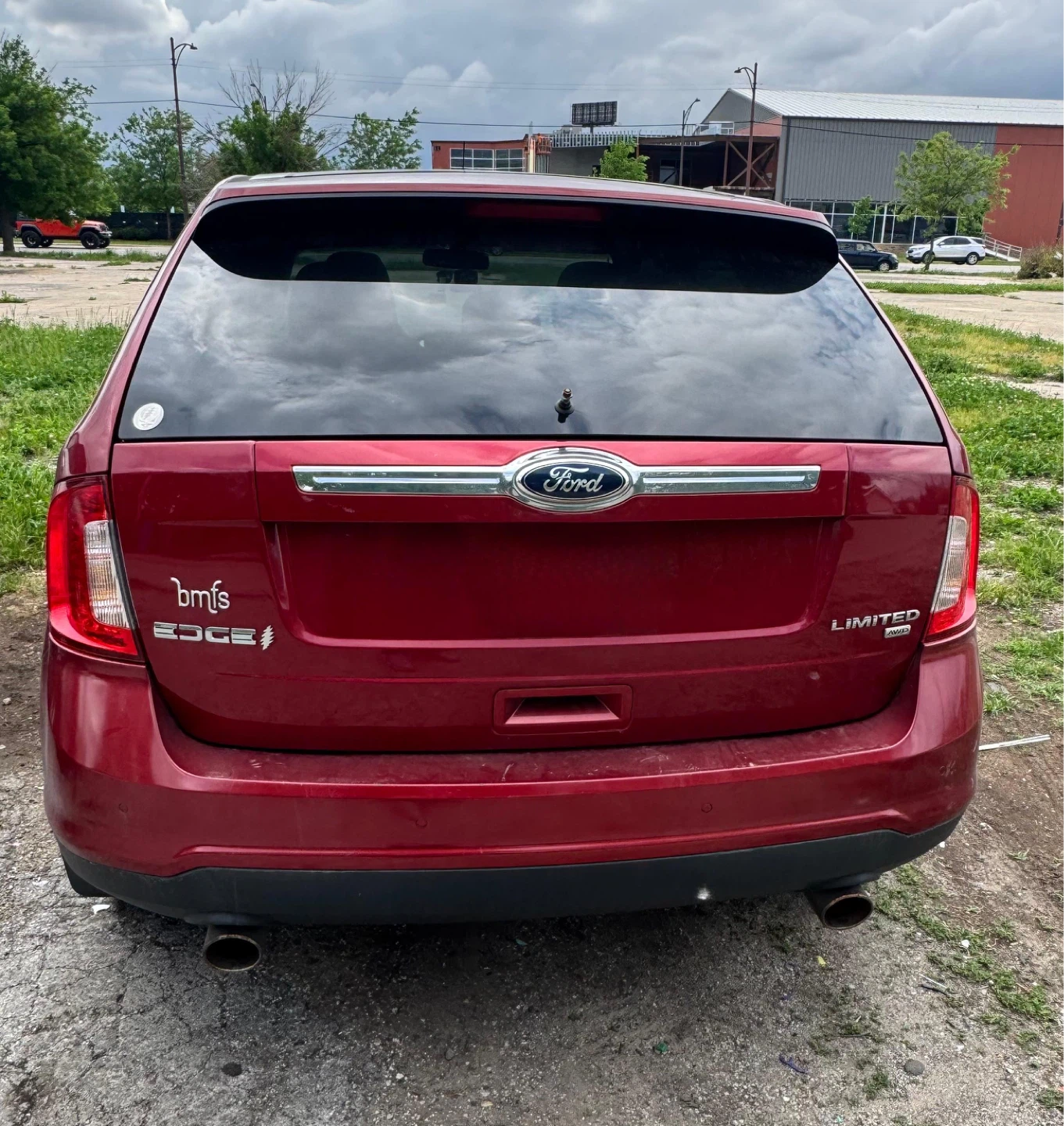 Red Ford Edge Limited SUV - photo 3