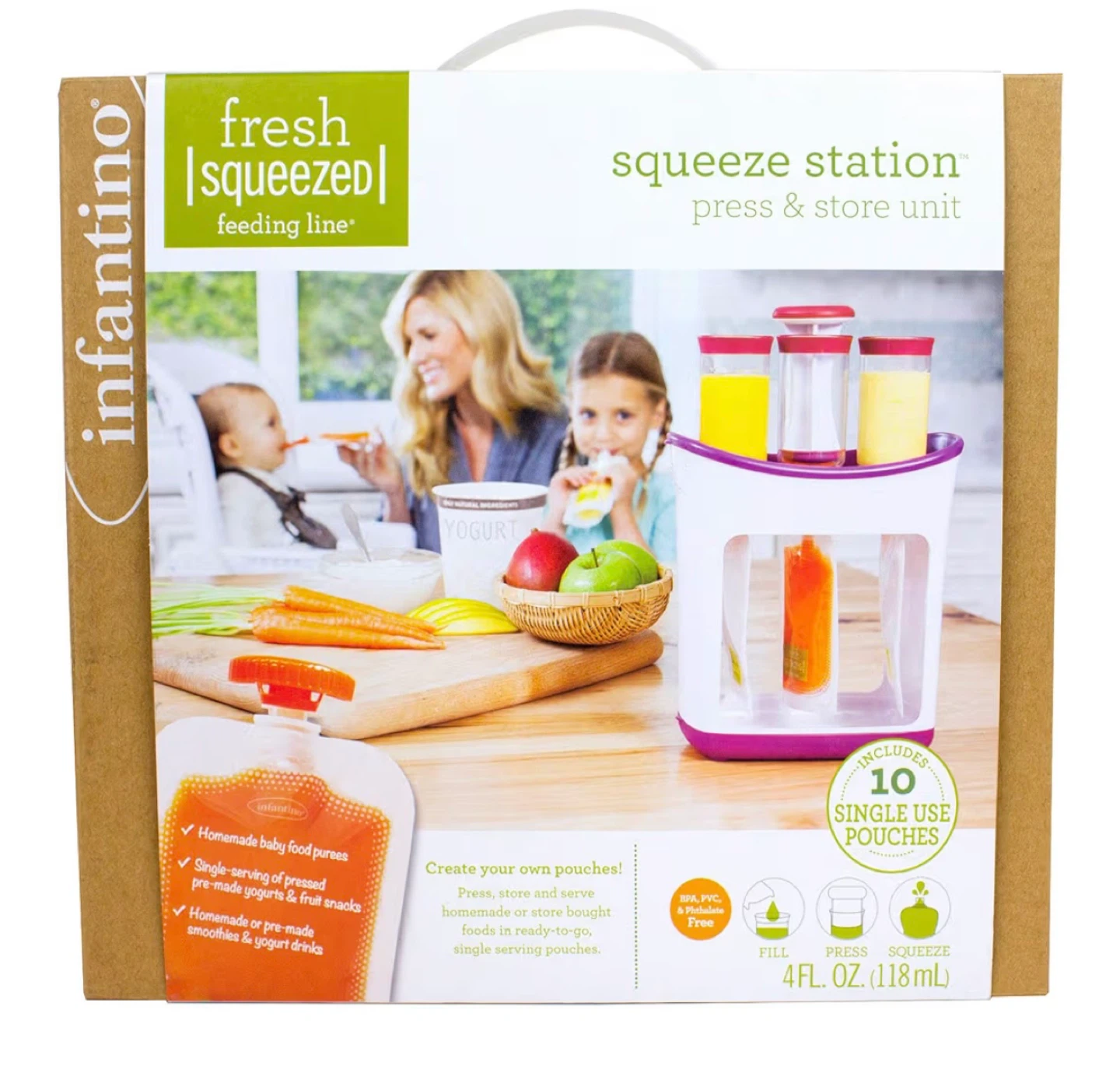 Infantino Squeeze Station Press & Store Unit - photo 5