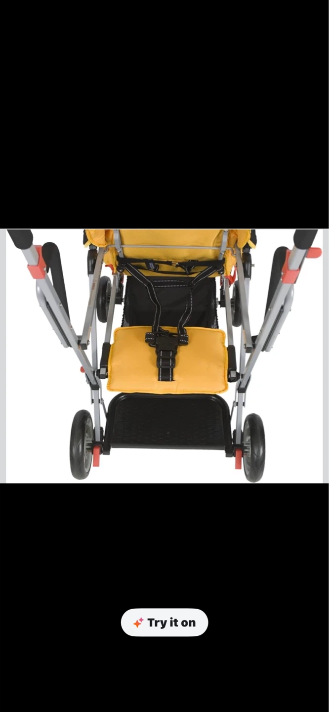 Joovy Caboose Too Tandem Stroller - Orange - photo 4