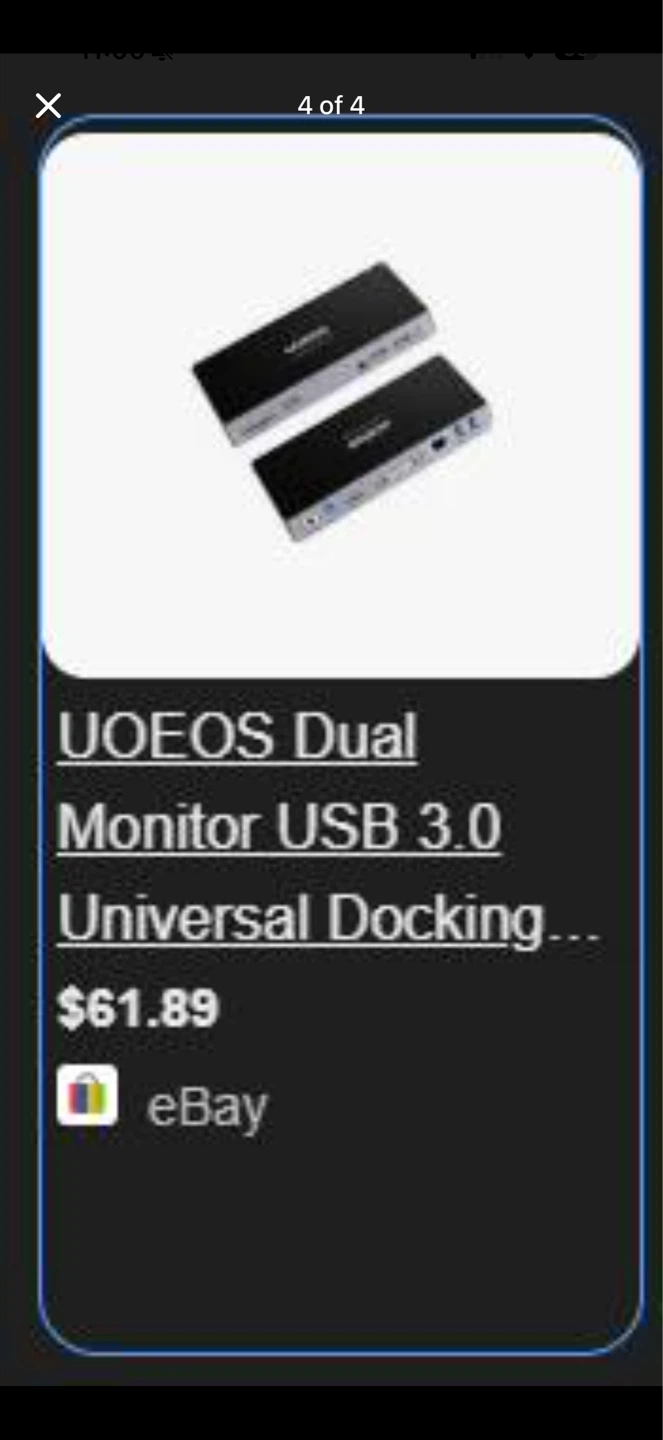 UOEOS Dual Monitor USB 3.0 Universal Docking Station - photo 4
