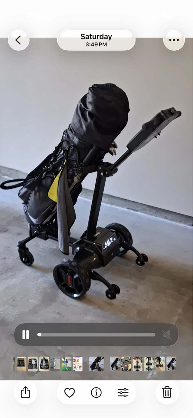 iCaddy Electric Golf Push Cart