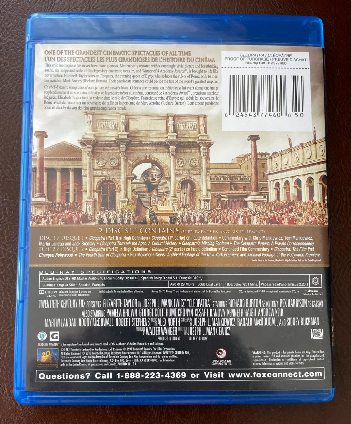 Cleopatra Blu Ray Set - photo 3