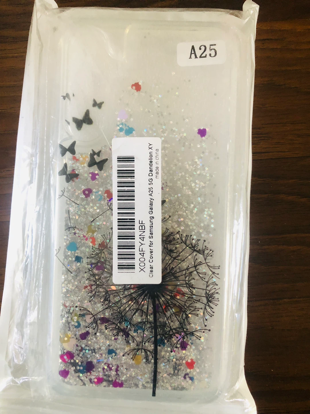 Clear Glitter Case for Samsung Galaxy A25