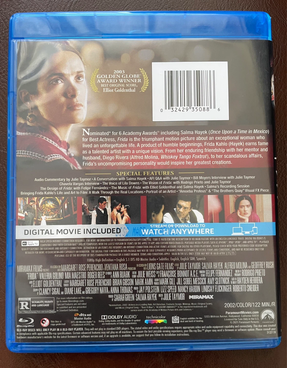 Frida Blu Ray - photo 2