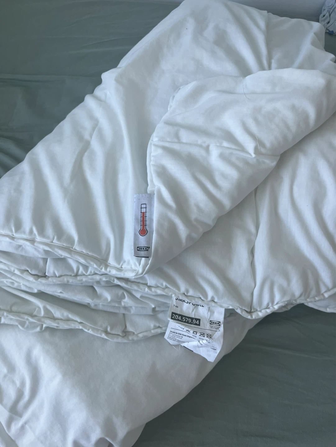IKEA SMÅSPORRE Duvet - Warm, Twin Size, White - photo 2