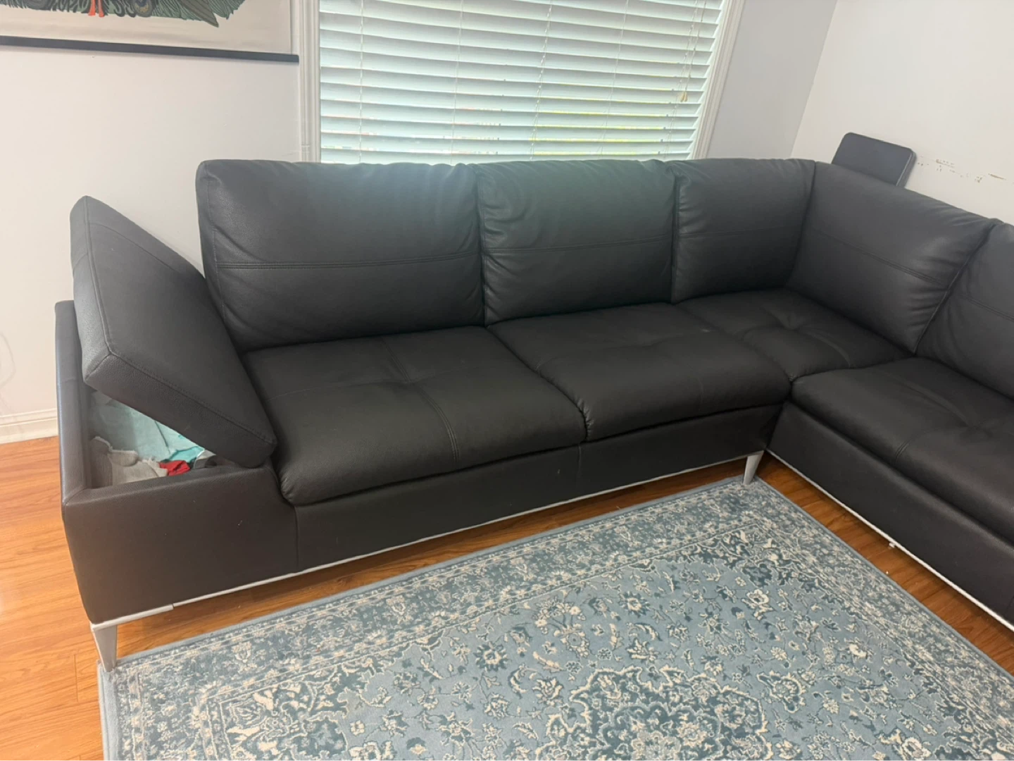 Andrew Modern Right-Facing Sectional Sofa with Storage - photo 3