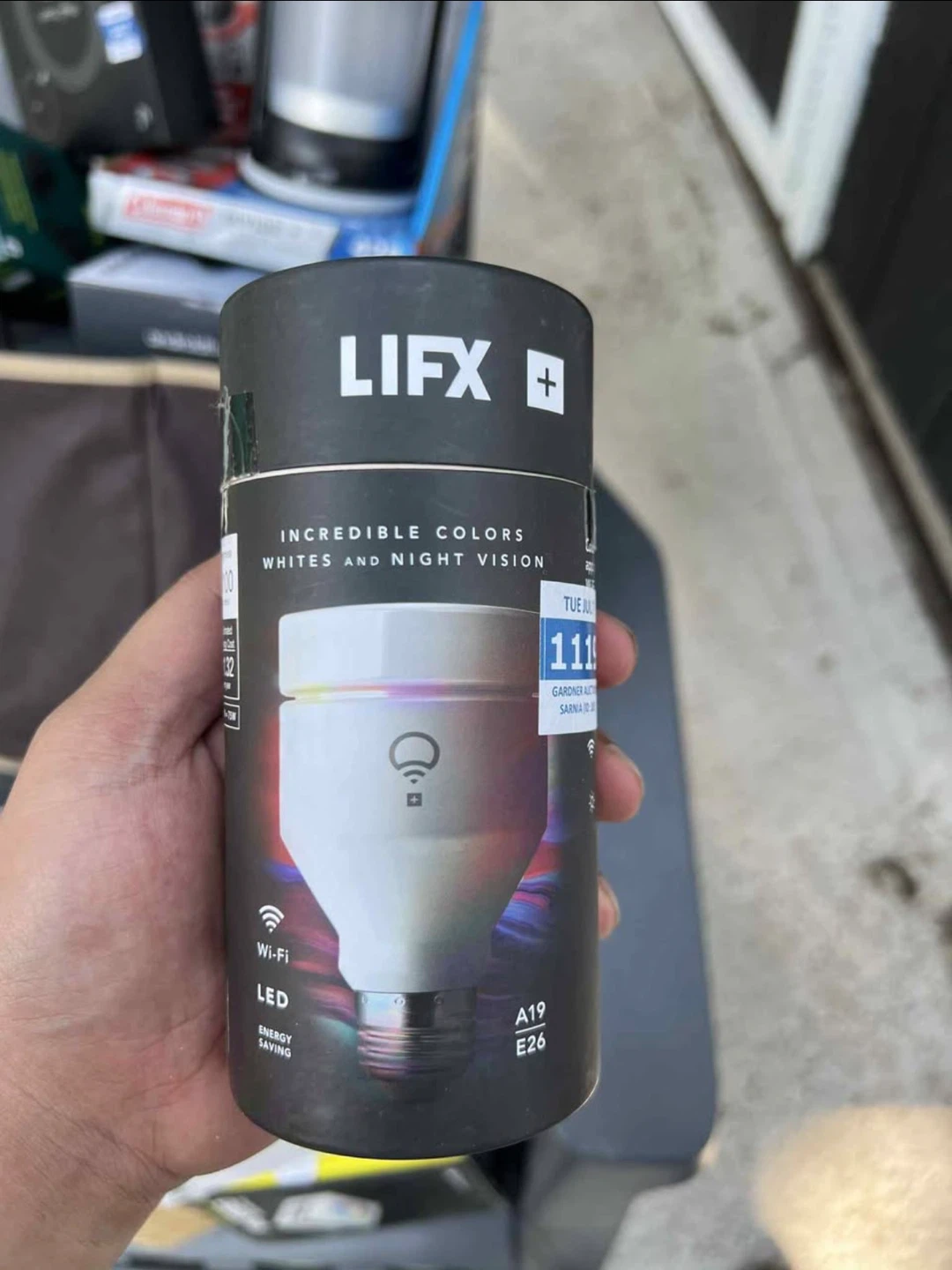 LIFX + 1100-Lumen Dimmable A19 Smart LED Light Bulb