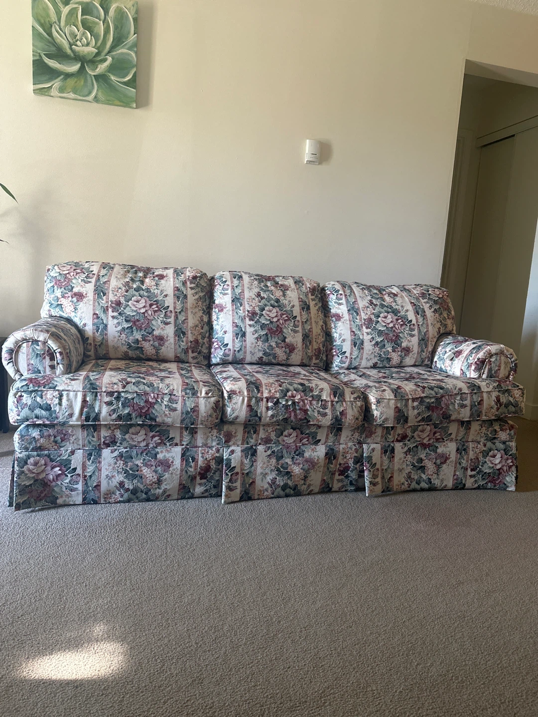 Floral Print Sofa