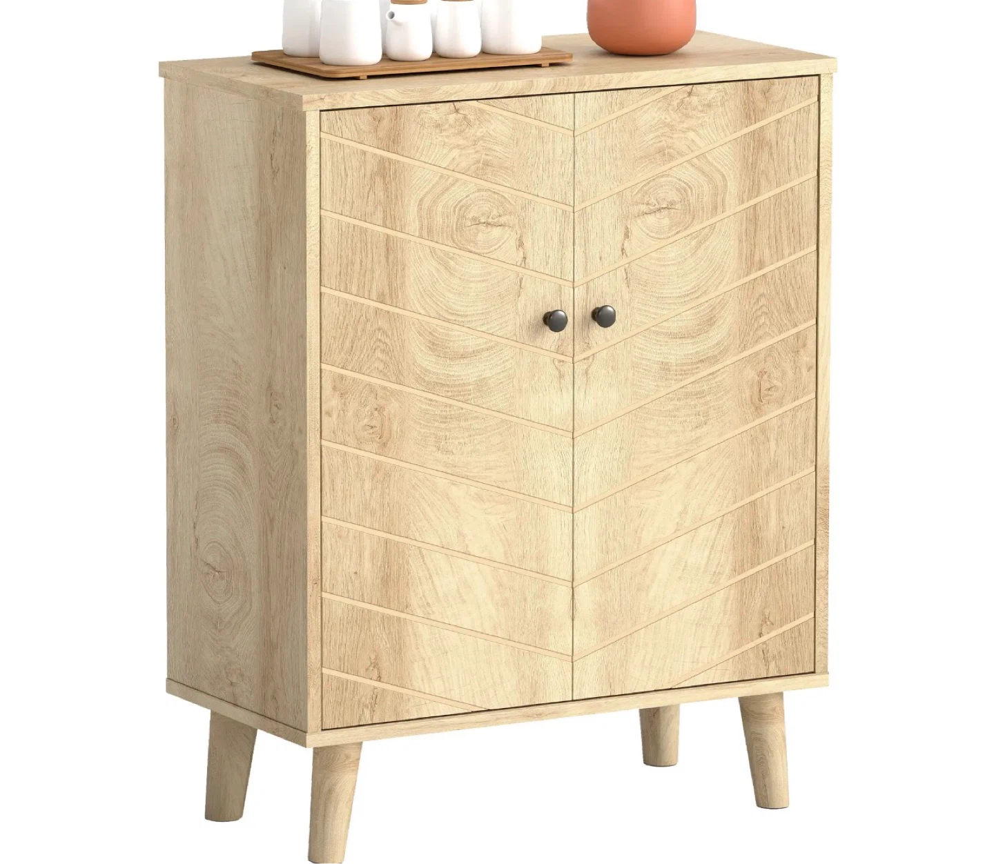 (BRAND NEW) Wood Accent Cabinet - photo 2
