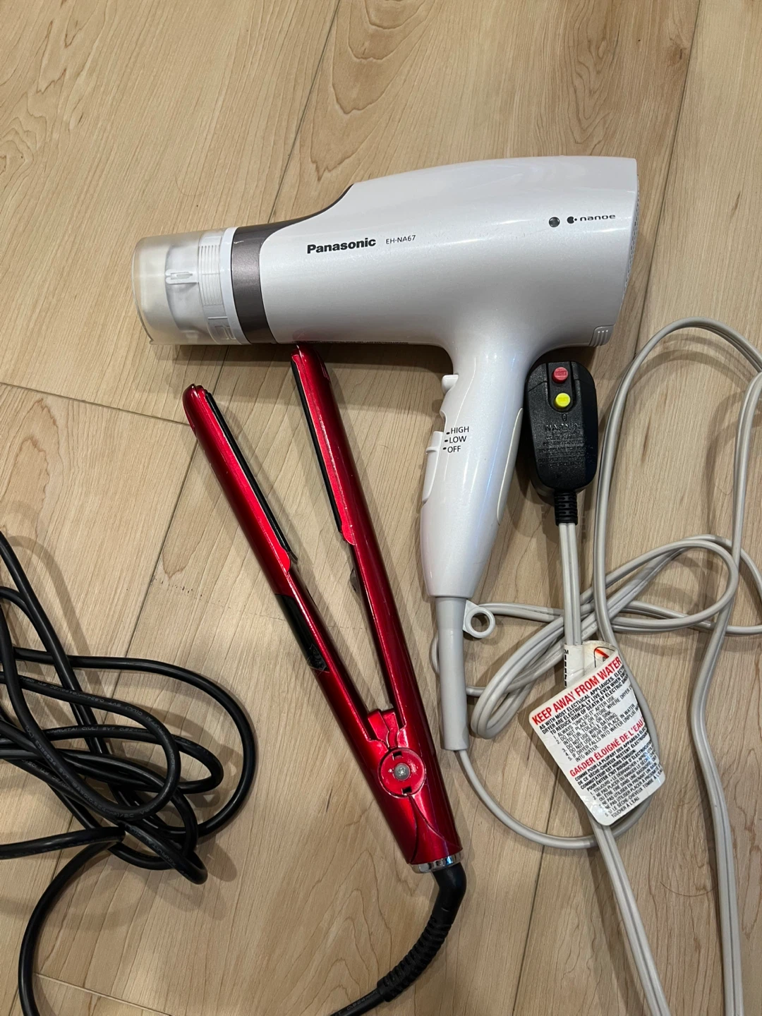 Panasonic EH-NA67 Hair Dryer and Flat Iron Set