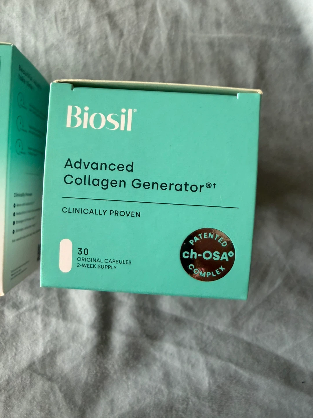 2 Pack ( 30 + 30 caps ) BioSil cH-OSA Collagen Generator - photo 2