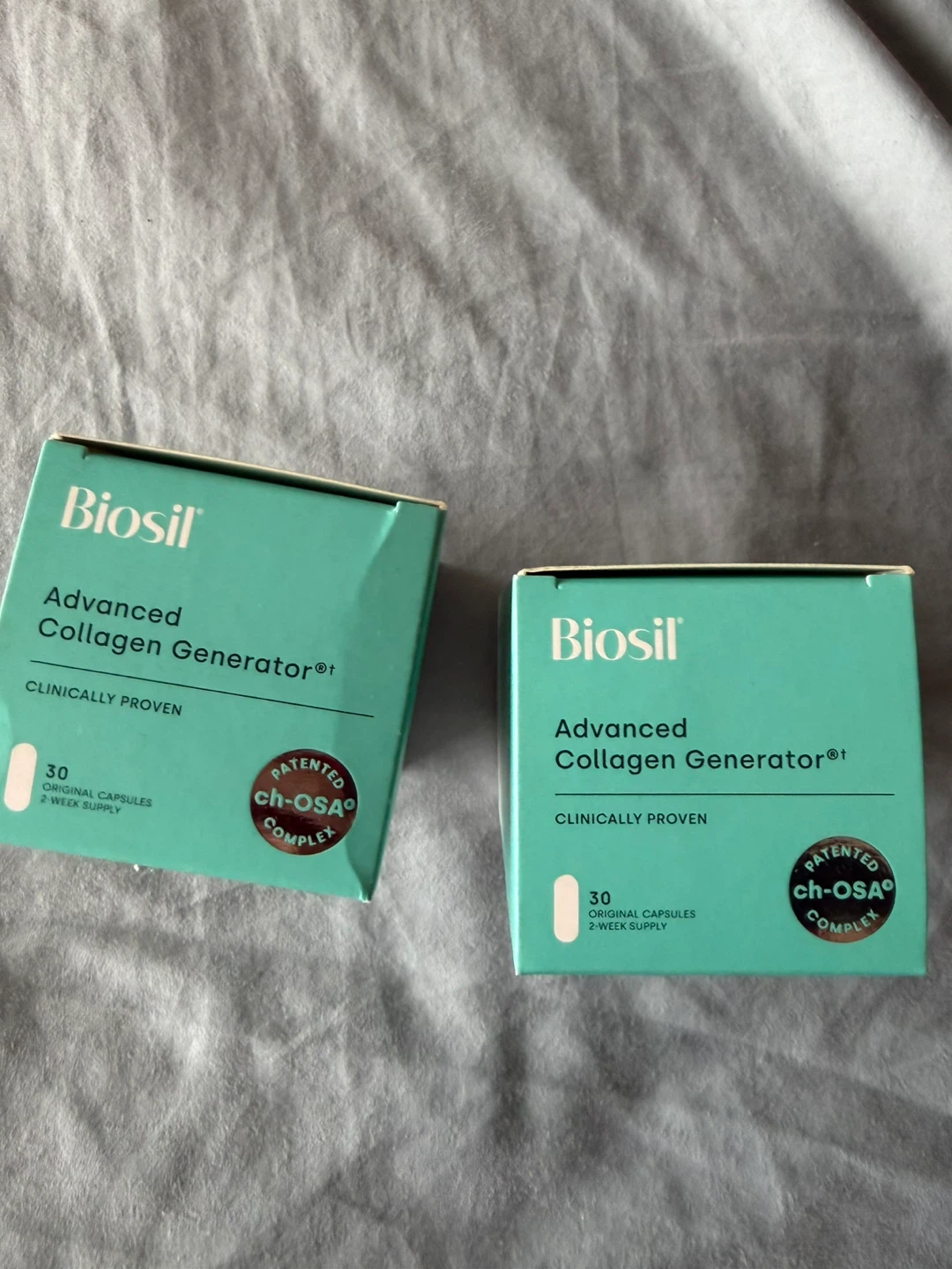 2 Pack ( 30 + 30 caps ) BioSil cH-OSA Collagen Generator - photo 4