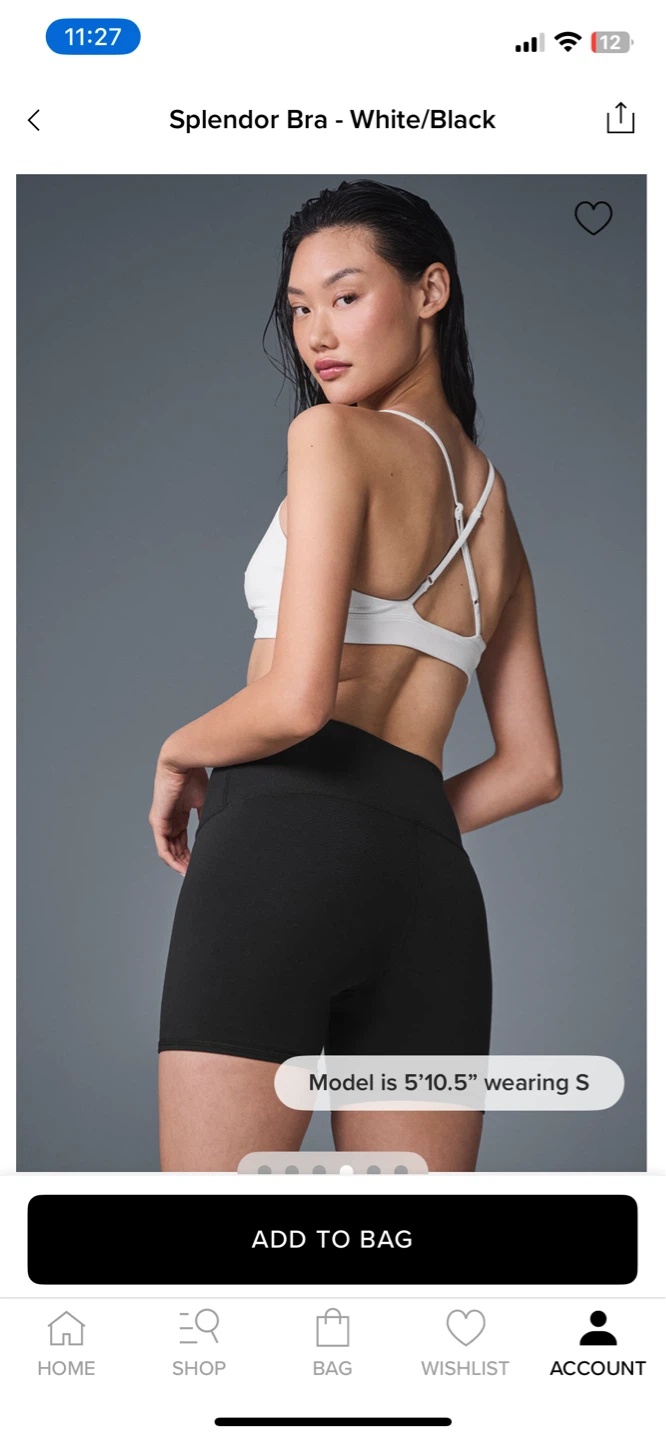 Alo bra white (brand New,S size) - photo 2
