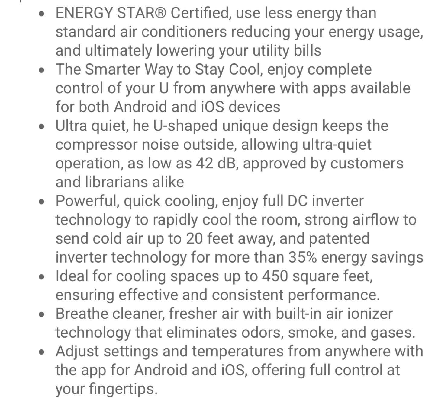 Midea U Shaped Window Air Conditioner - photo 3