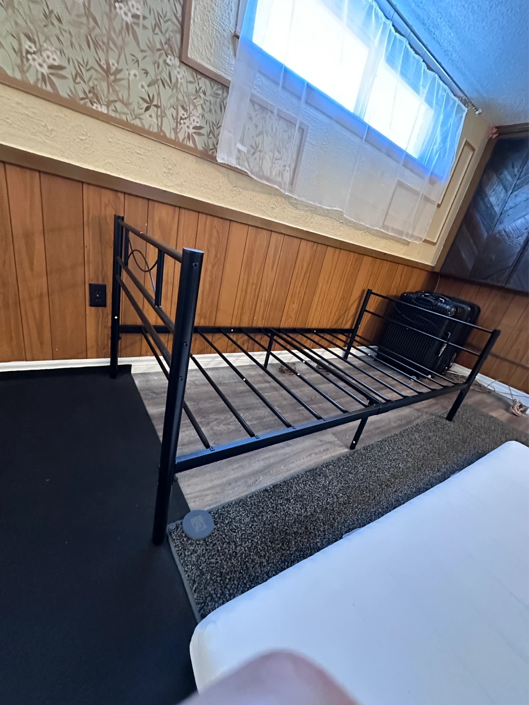 Twin Bed Frame with Mattress