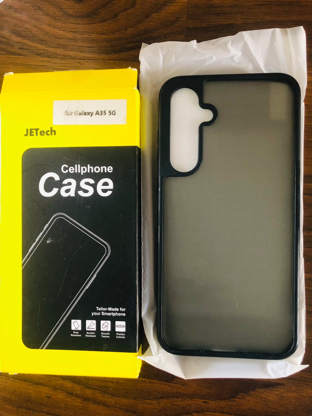 JETech Samsung Galaxy A35 Phone Case (Black)