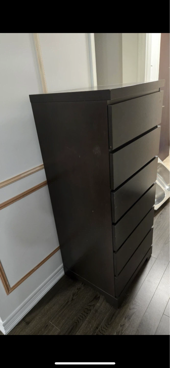 Dark Brown 7-Drawer Dresser - photo 2
