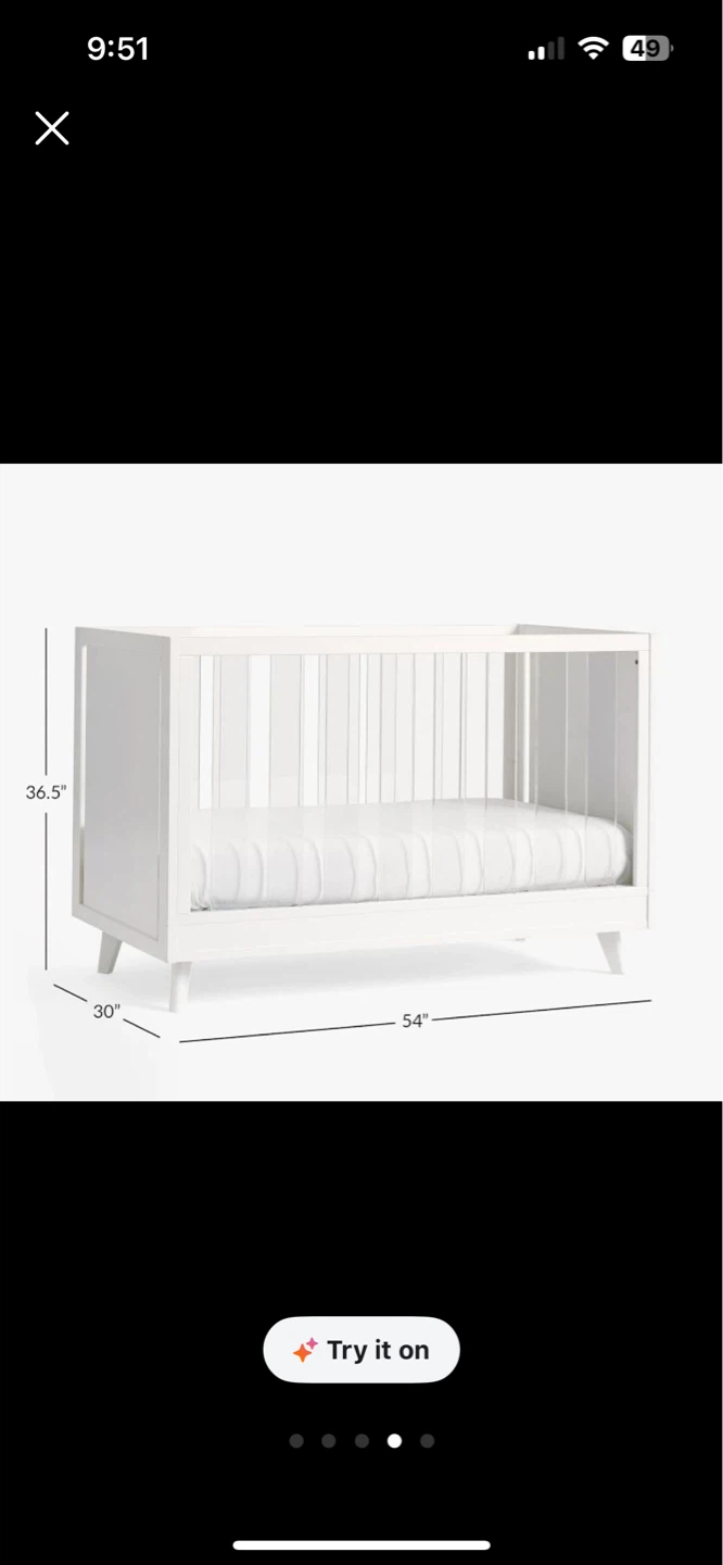 Pottery Barn Sloan crib - photo 5