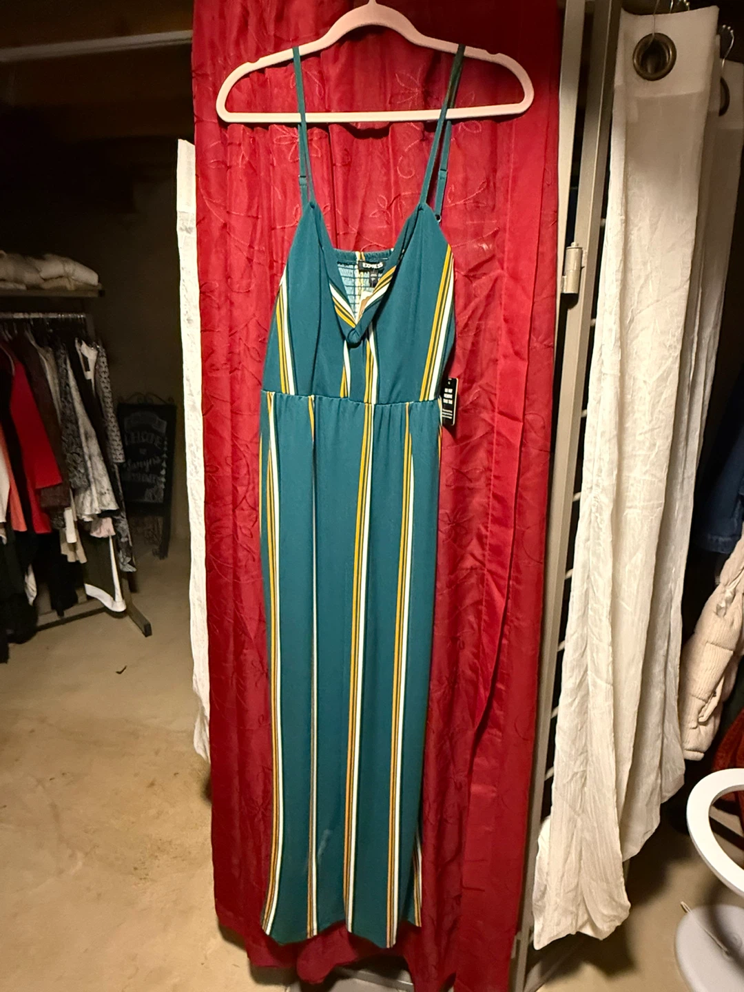 EXPRESS Striped Jumpsuit - photo 2