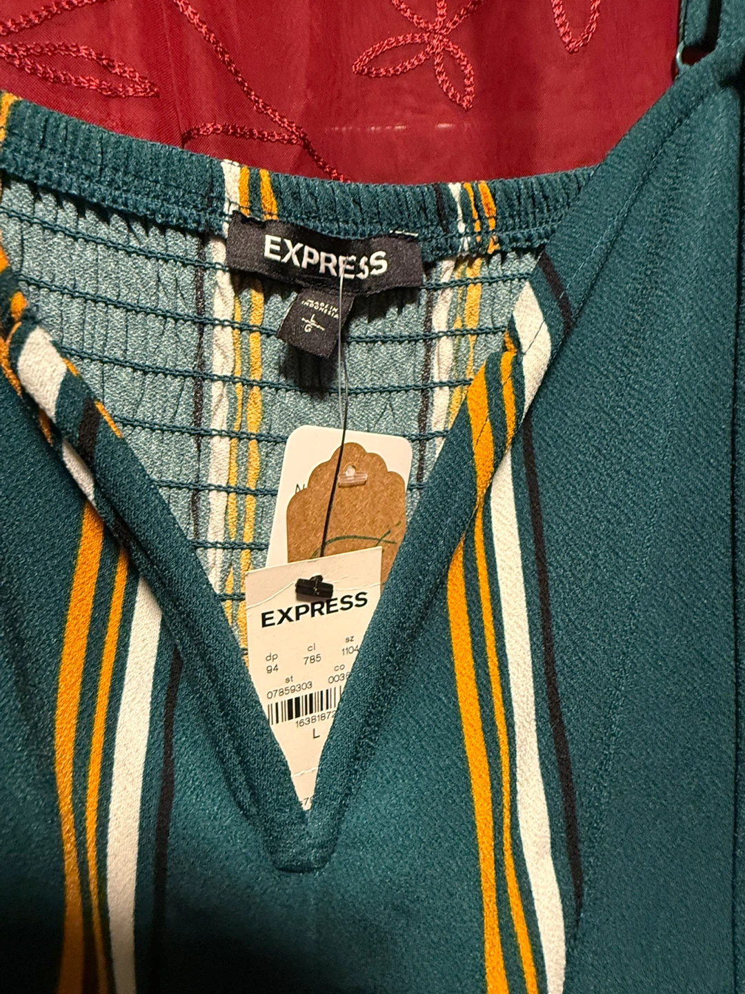 EXPRESS Striped Jumpsuit - photo 3